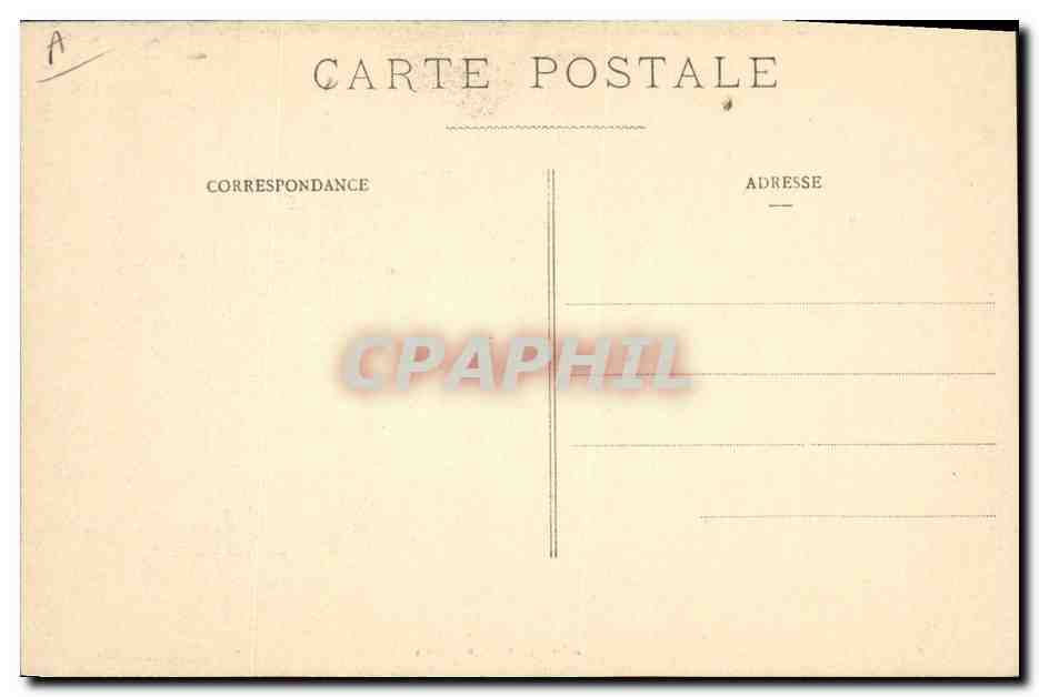 CPA Folklore Jeune fille de Gourin au Rouet  — Verso
