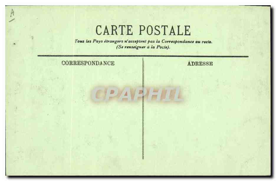 CPA Folklore Femme de Pont Croix  — Verso