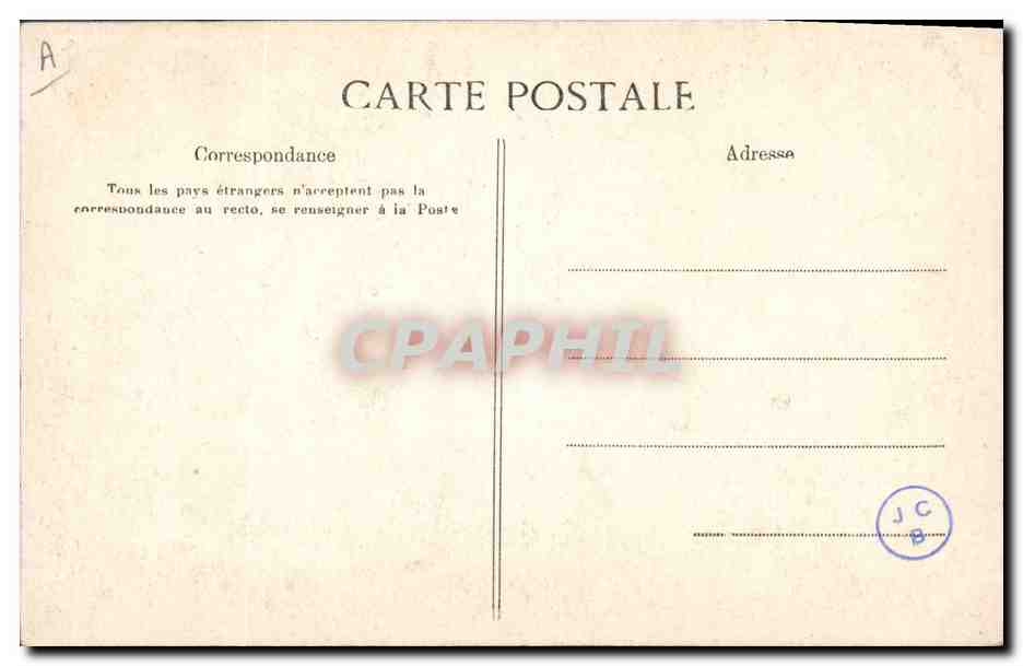CPA Folklore Ploare Environs de Douarnenez Etude de coiffe des grandes fetes  — Verso