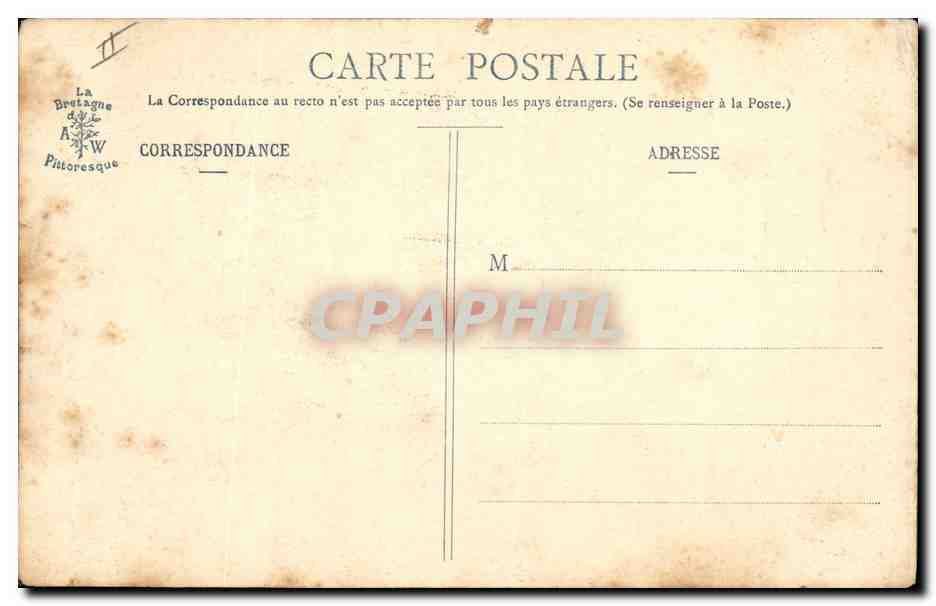 CPA Folklore Enfant Petit Gars des environs de Lorient  — Rückseite
