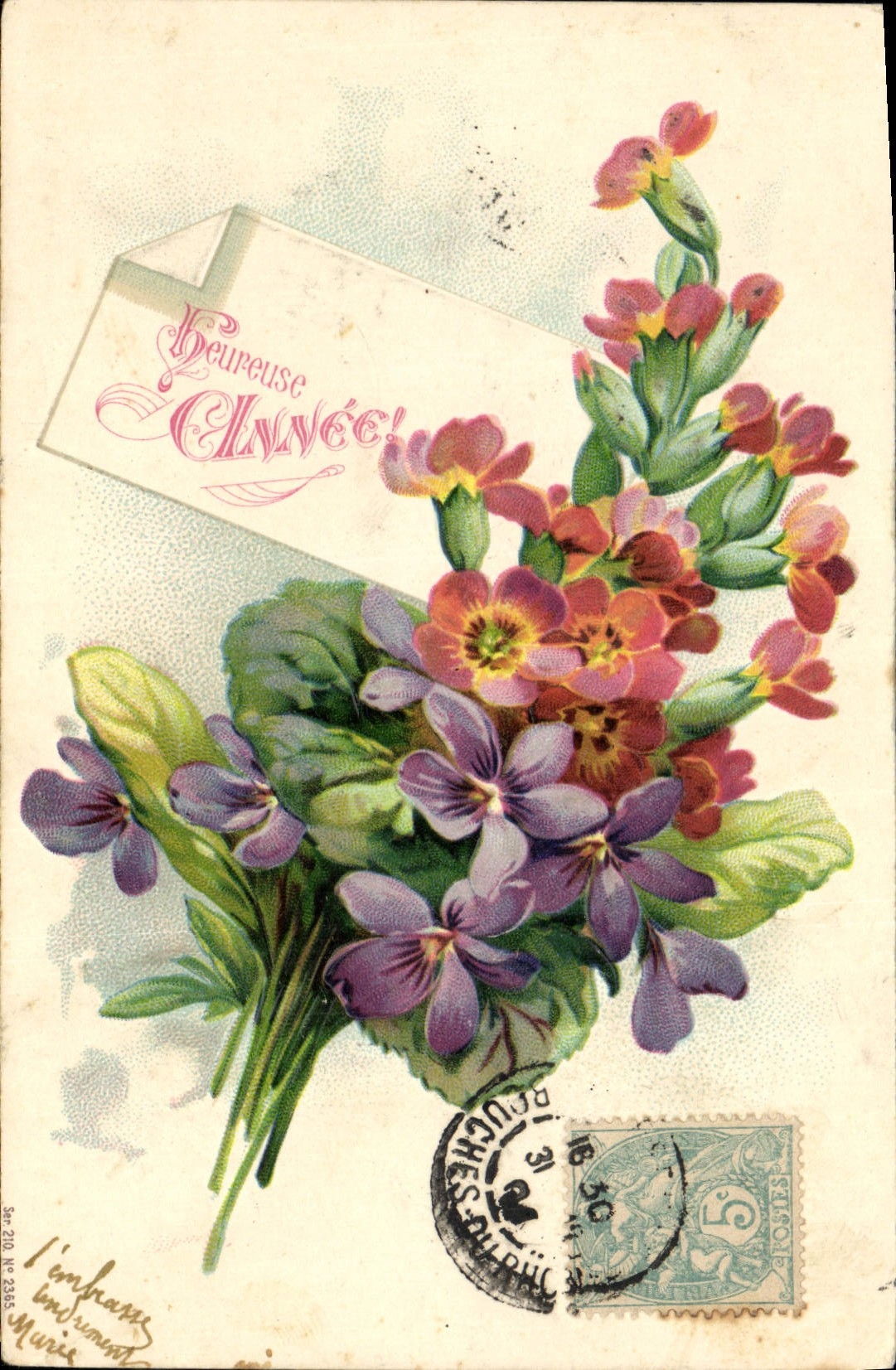 CPA Fantaisie Fleurs 