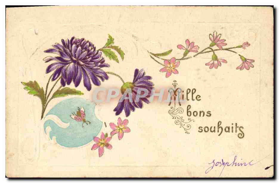 CPA Fantaisie Fleurs 