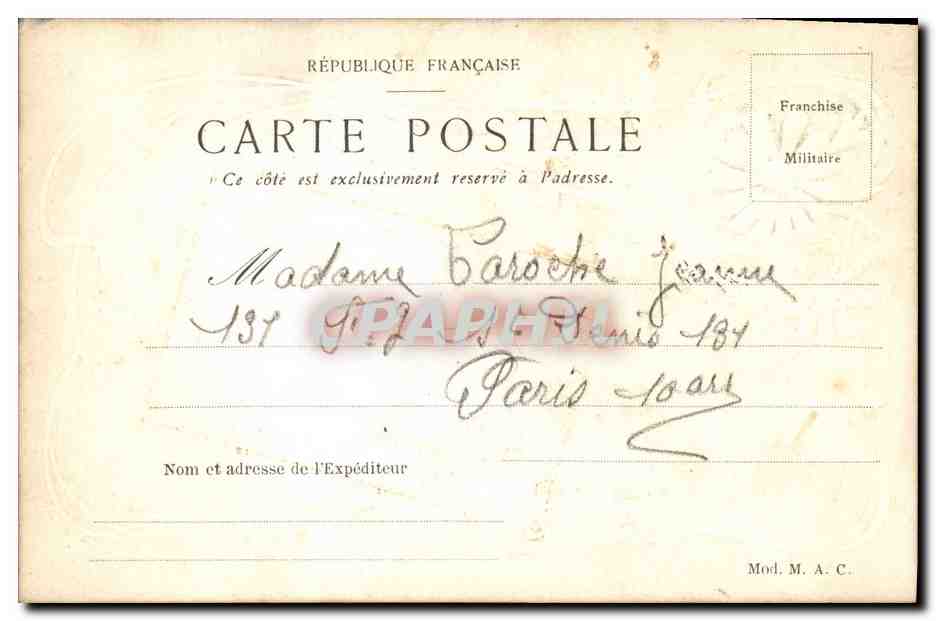 CPA Fantaisie Fleurs Homme Alsace photo  — Verso
