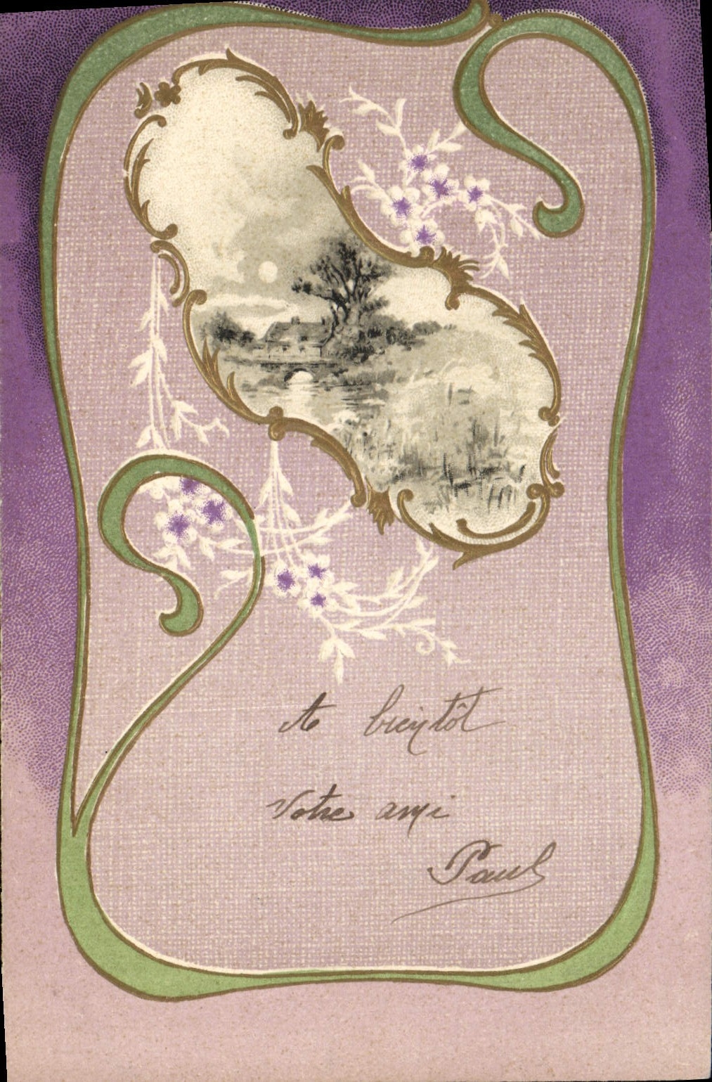 CPA Fantaisie Fleurs 