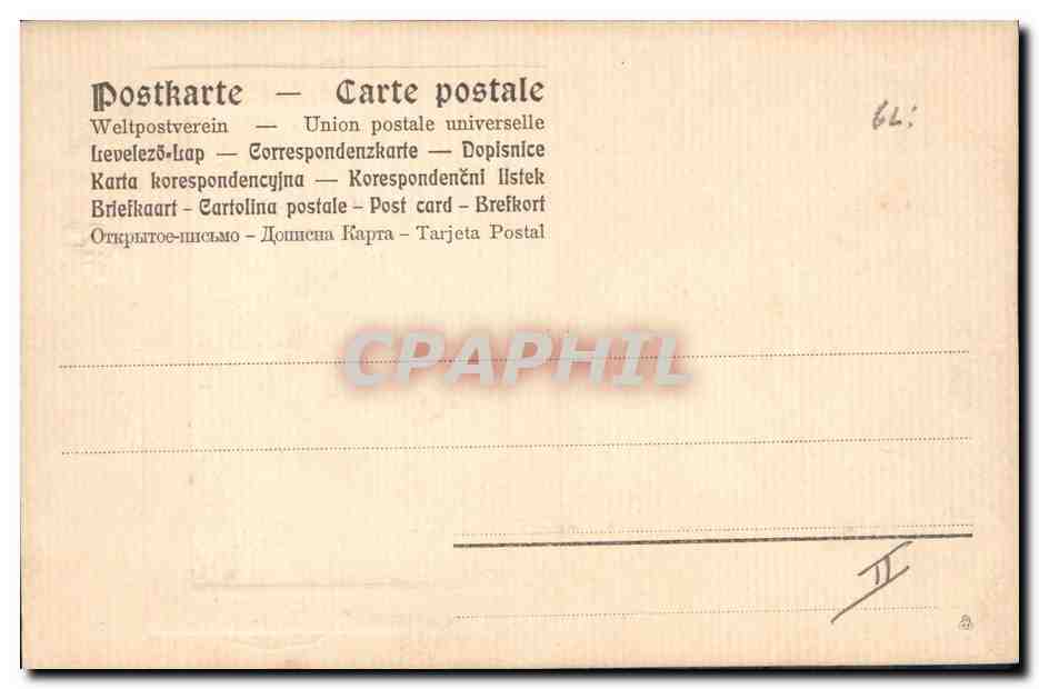 CPA Fantaisie Enfant Cheval  — Verso
