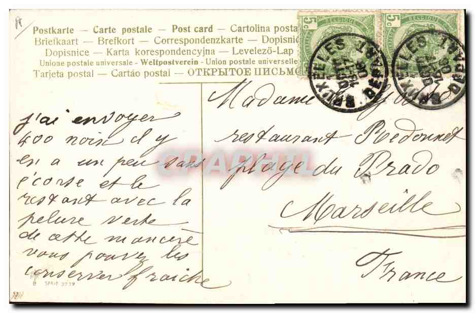 CPA Fantaisie Enfants  — Rückseite