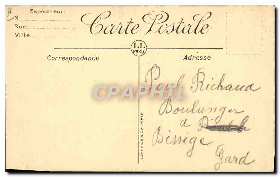 CPA Dentelle Le Puy La dentelliere d'Espalt  — Verso