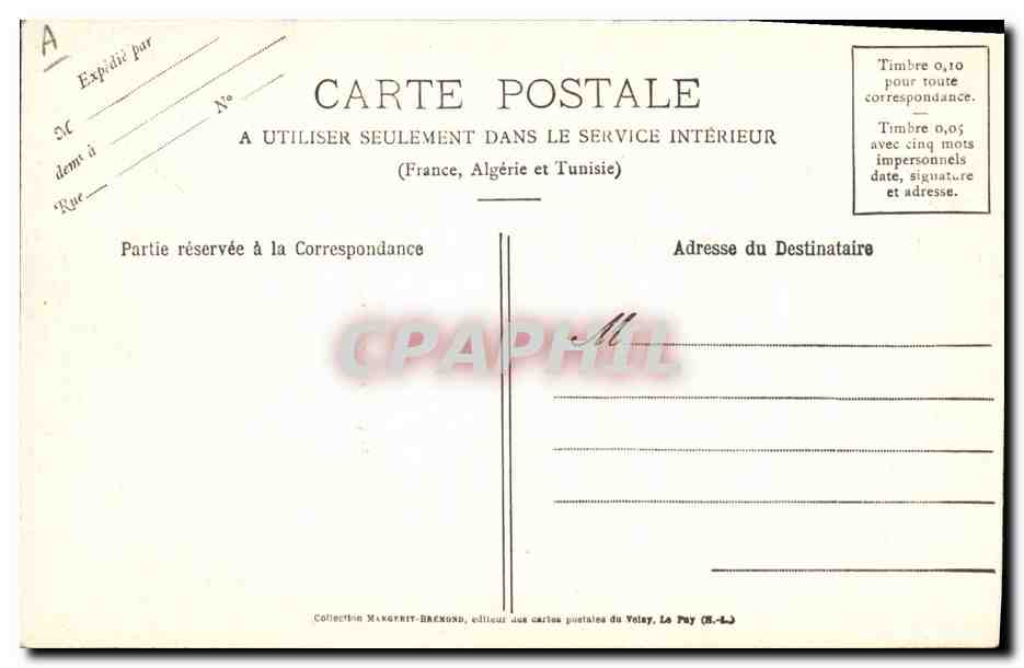 CPA Dentelle du Puy Un groupe de dentellieres Vellaves  — Verso