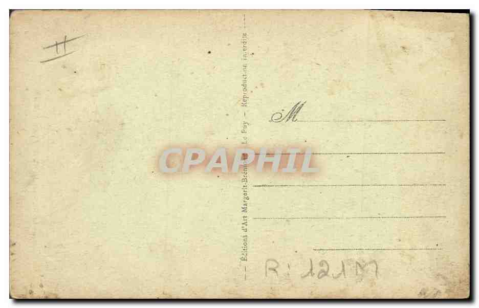 CPA Dentelle La dentelliere au chale  — Verso