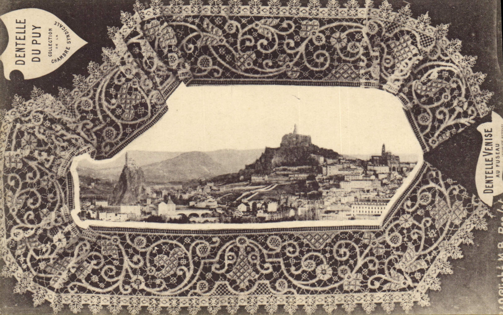 CPA Dentelle du Puy Dentelle Venise au fuseau 