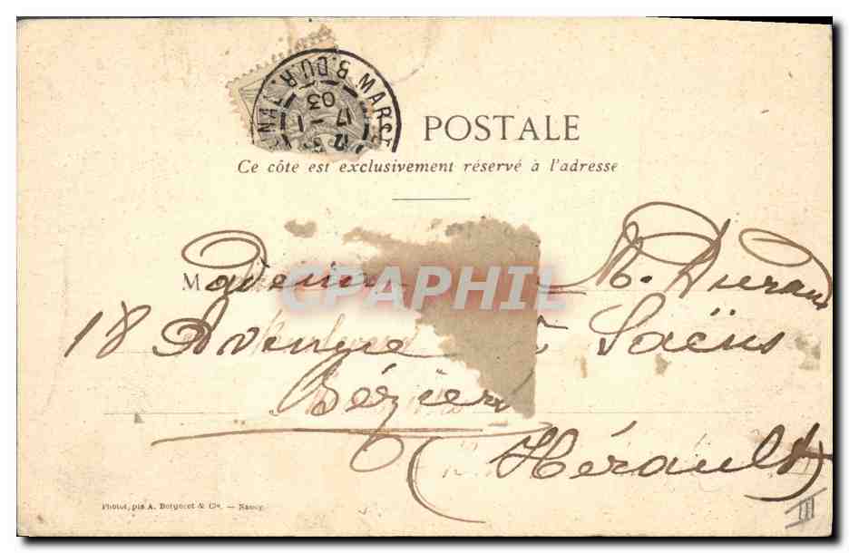 CPA Dentelle Les dentelles  — Verso