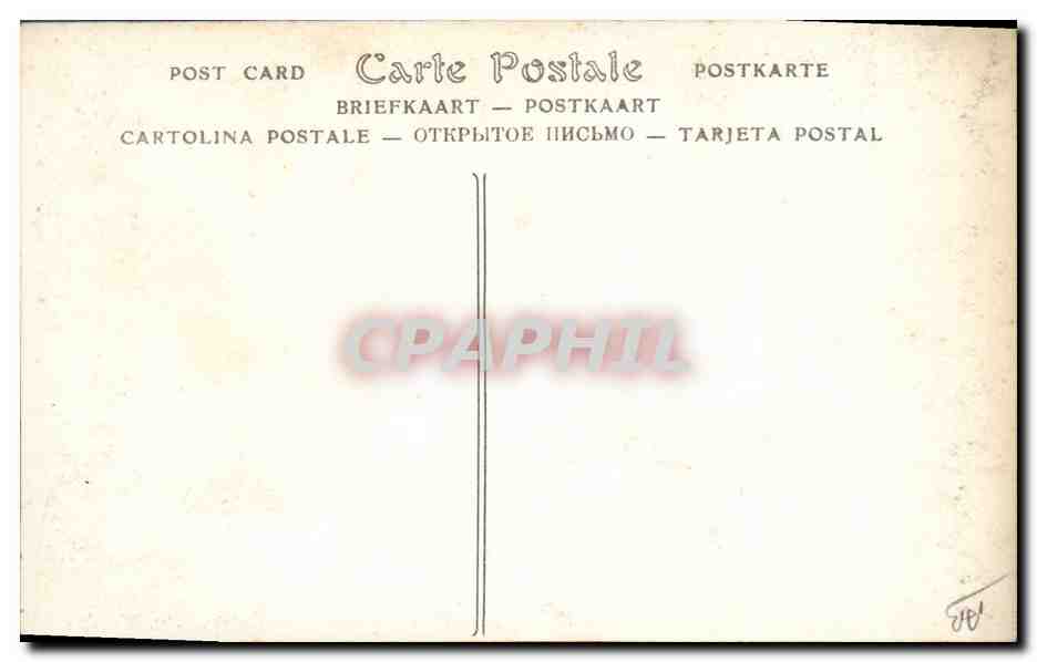 CPA Dentelle Point d'Alencon Bonnet de 1840 Ecole Dentelliere  — Verso