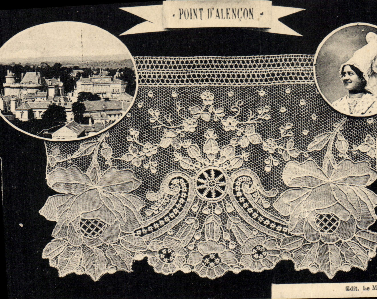 CPA Dentelle Point d'Alencon 