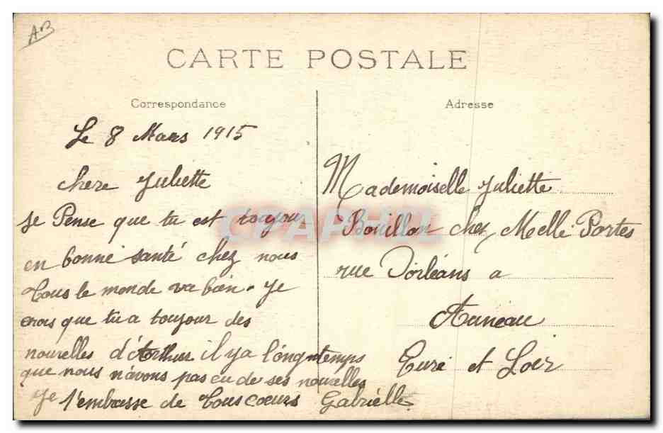CPA Dentelle Ecole dentelliere de Point D'Alencon Le chateau L'hotel de ville  — Verso