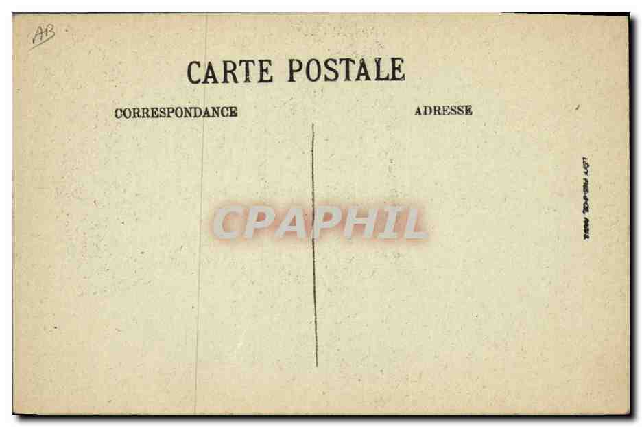CPA Dentelle Point d'Alencon Alecon Un coin des promenades  — Verso