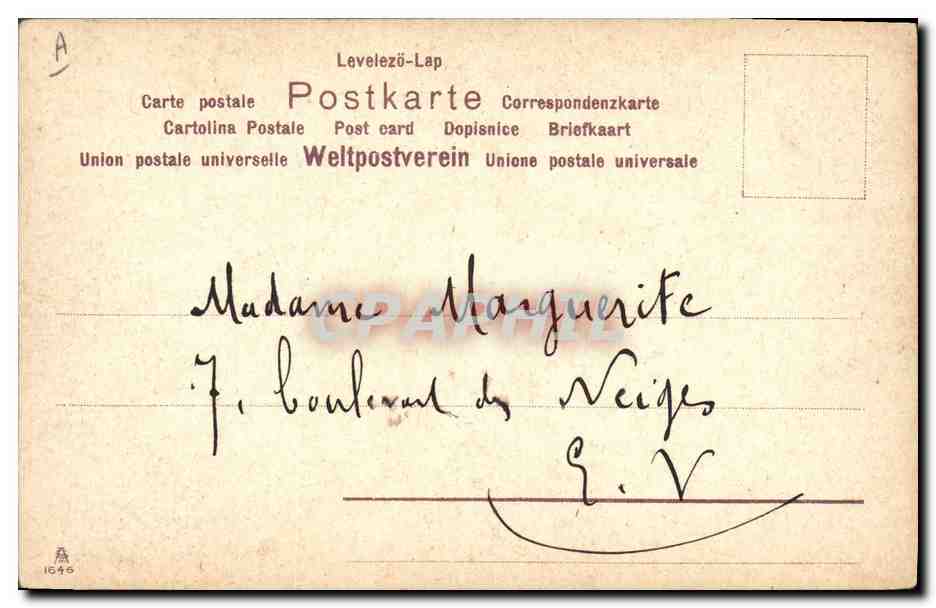 CPA Fantaisie Illustrateur Femme  — Verso