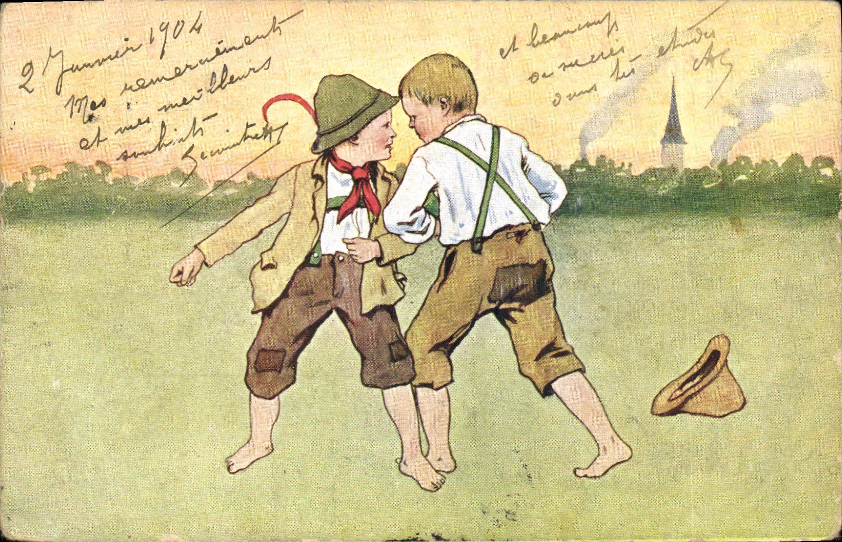 CPA Fantaisie Illustrateur Enfants 