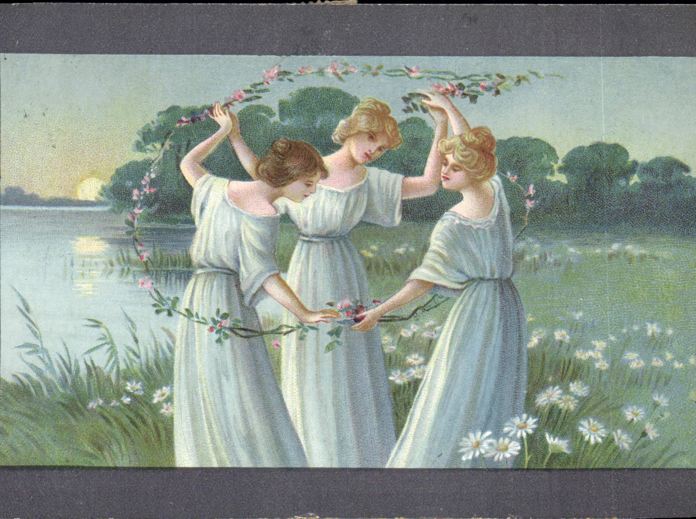 CPA Fantaisie Illustrateur Femmes 