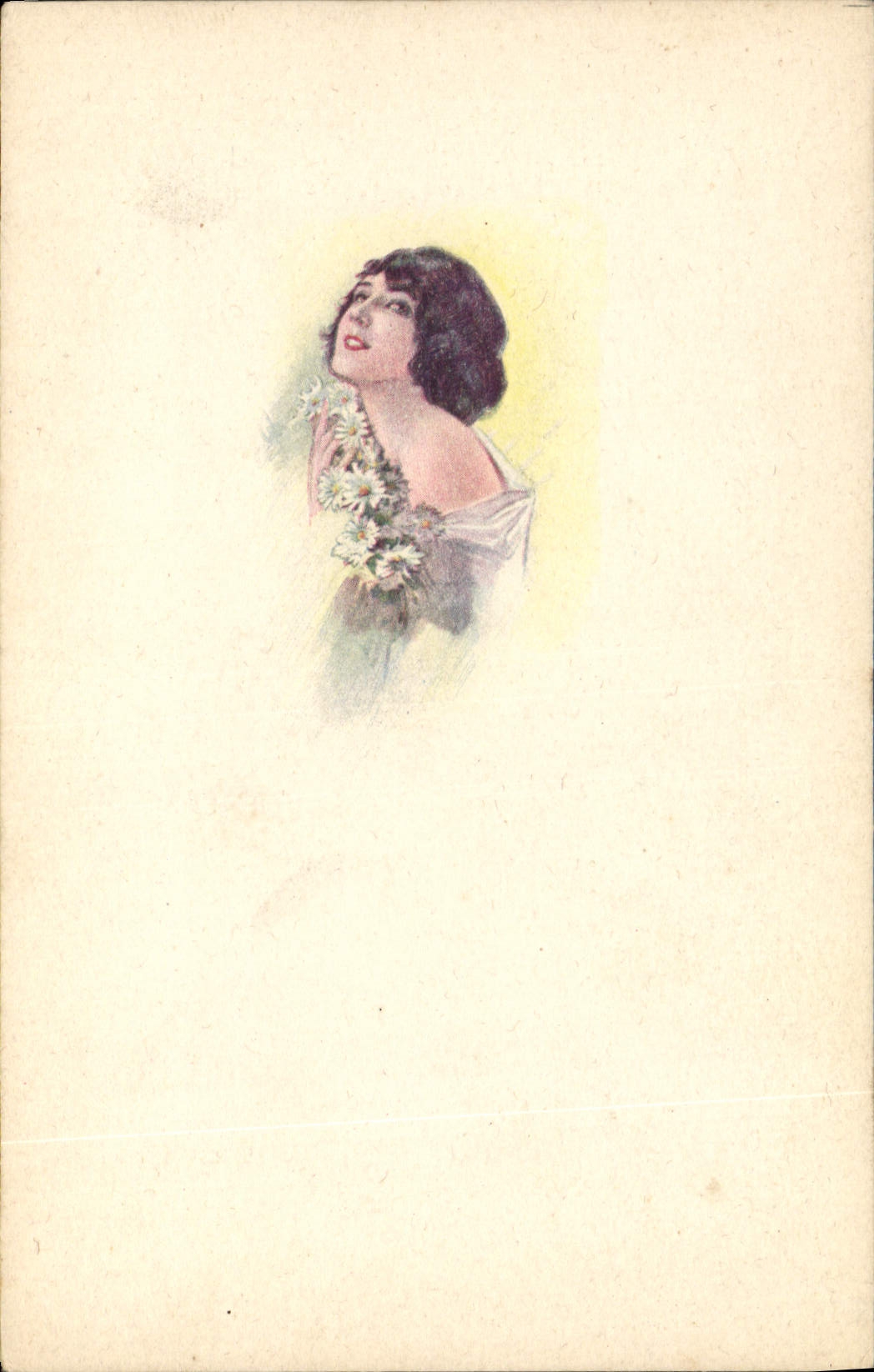 CPA Fantaisie Illustrateur Femme 