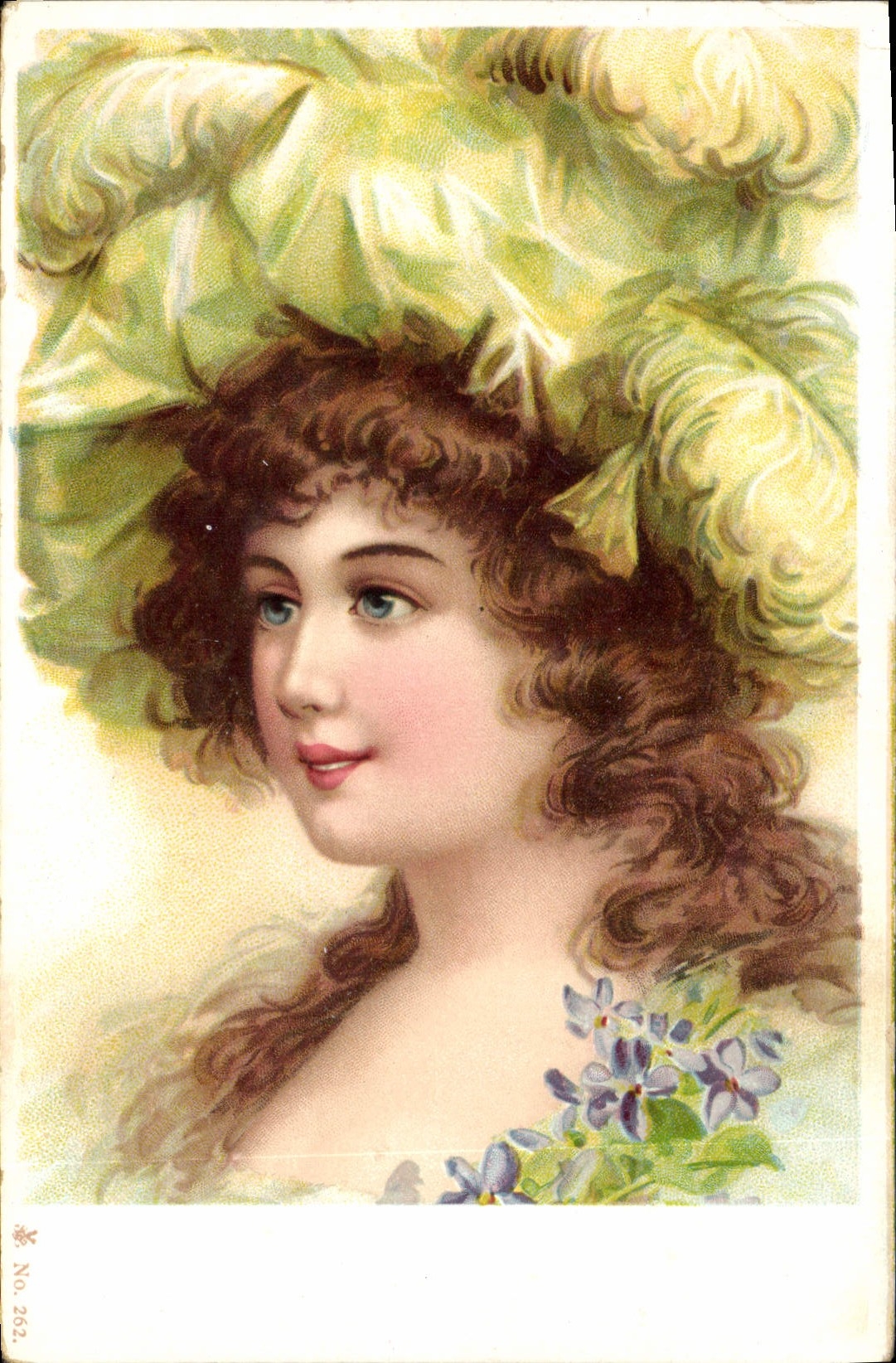 CPA Fantaisie Illustrateur Femme 