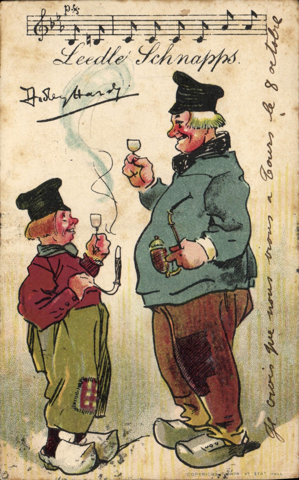 CPA Fantaisie Illustrateur Leedle Schnapps 