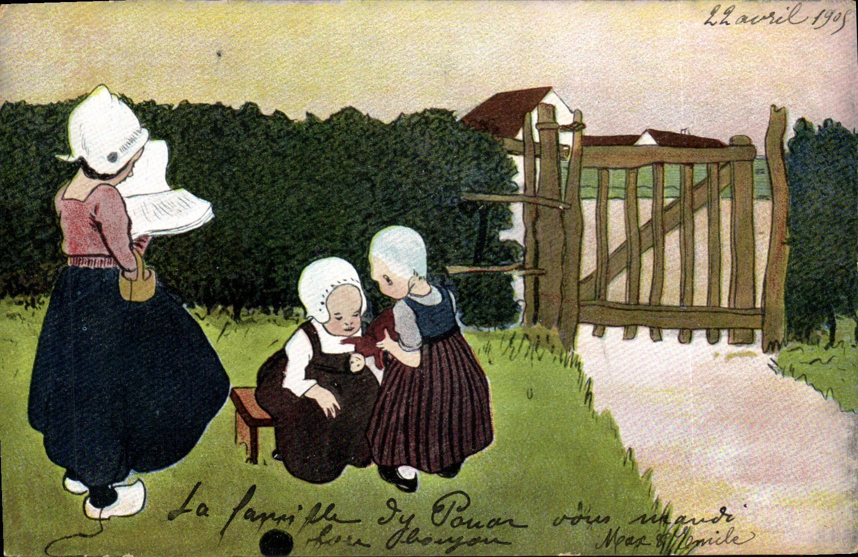 CPA Fantaisie Illustrateur Enfants 