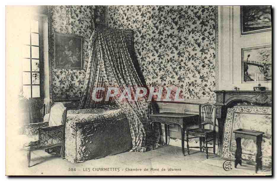 Les Charmettes - Chambre de Mme de Warens — Éditeur C.R. n°584