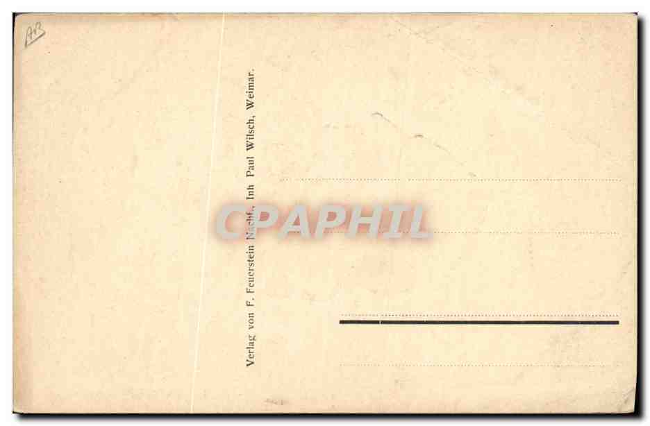CPA Goethe  — Verso