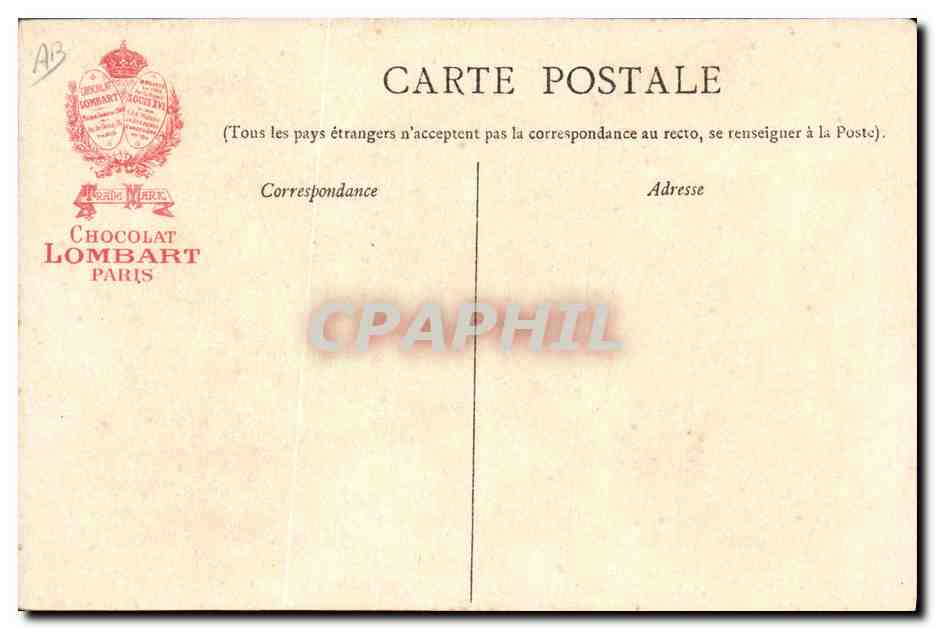 André Theuriet — poète et romancier 1833-1907 — Chocolat Lombart — Verso