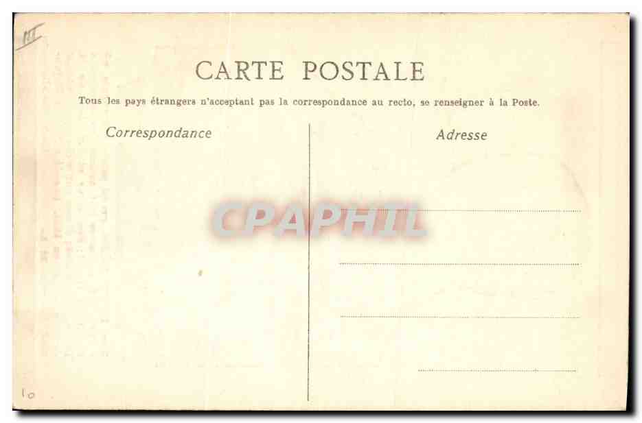 CPA Paul Deroulede  — Verso