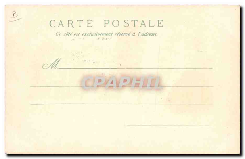 CPA Pierre Augustin Caron de Beaumarchais Paris Maison mortuaire de Beaumarchais  — Verso