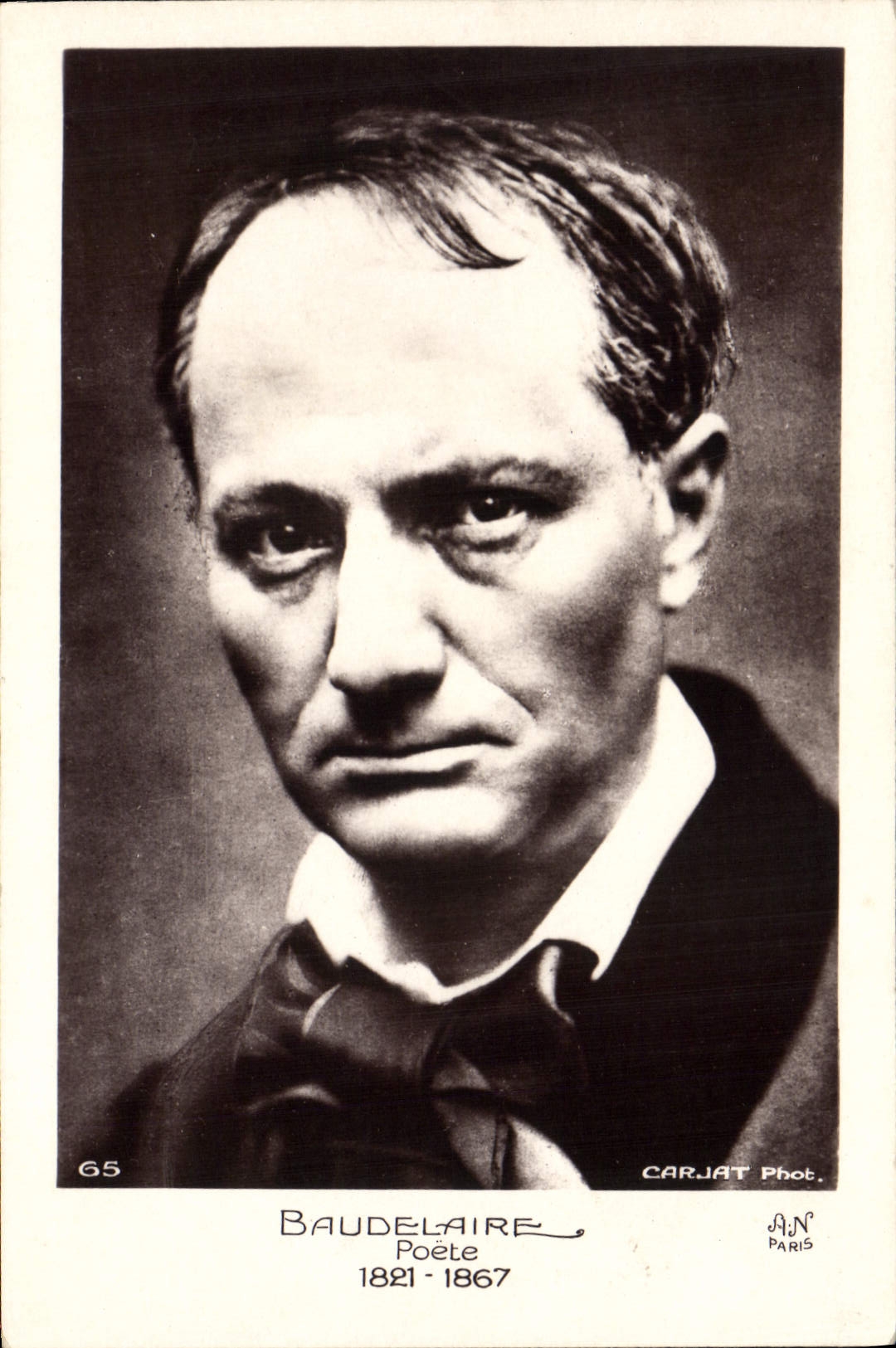 Charles Baudelaire — Poète — CARJAT Phot. Paris