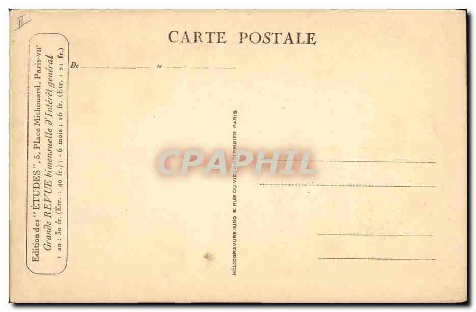 CPA Portrait de Pascal Peint par Philippe de Champagne  — Rückseite
