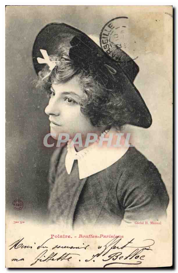 CPA Polaire Bouffes Parisiennes Paris 