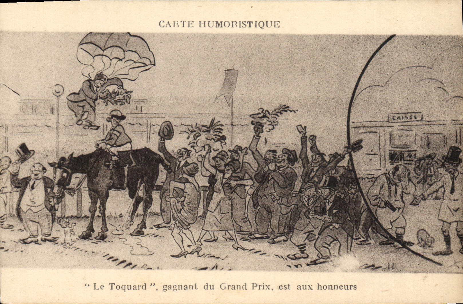 Le Toquard, gagnant du Grand Prix, est aux honneurs — Carte humoristique