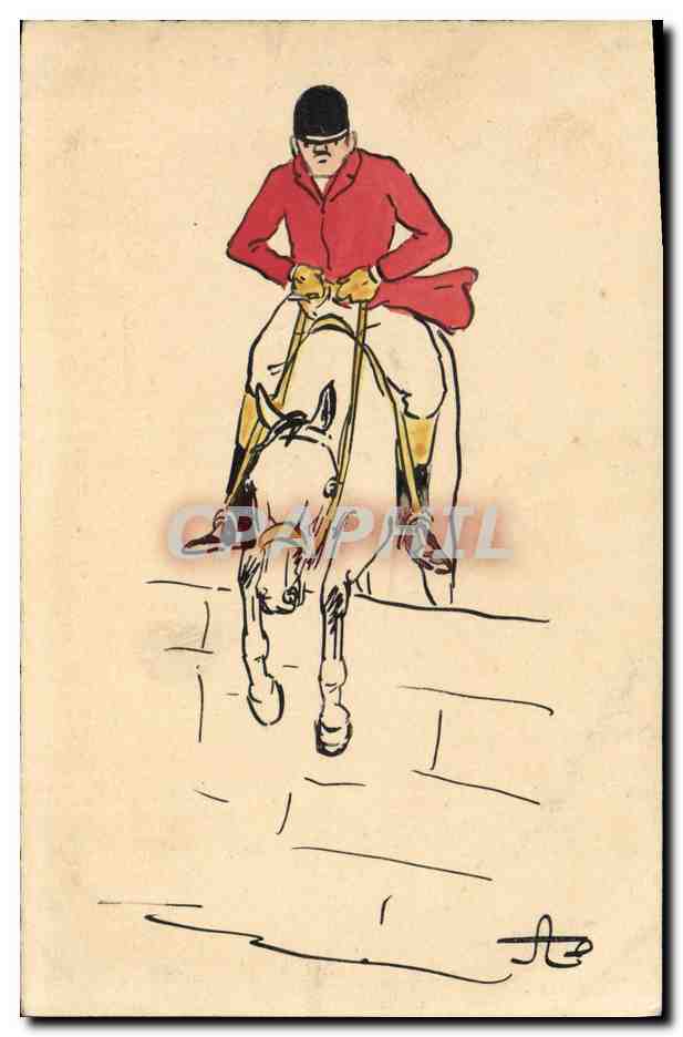 Cavalier de chasse — éditeur inconnu, n° de série non visible - Anverso