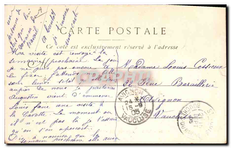 CPA Equitation Hippisme La vie d'un Cheval  — Verso