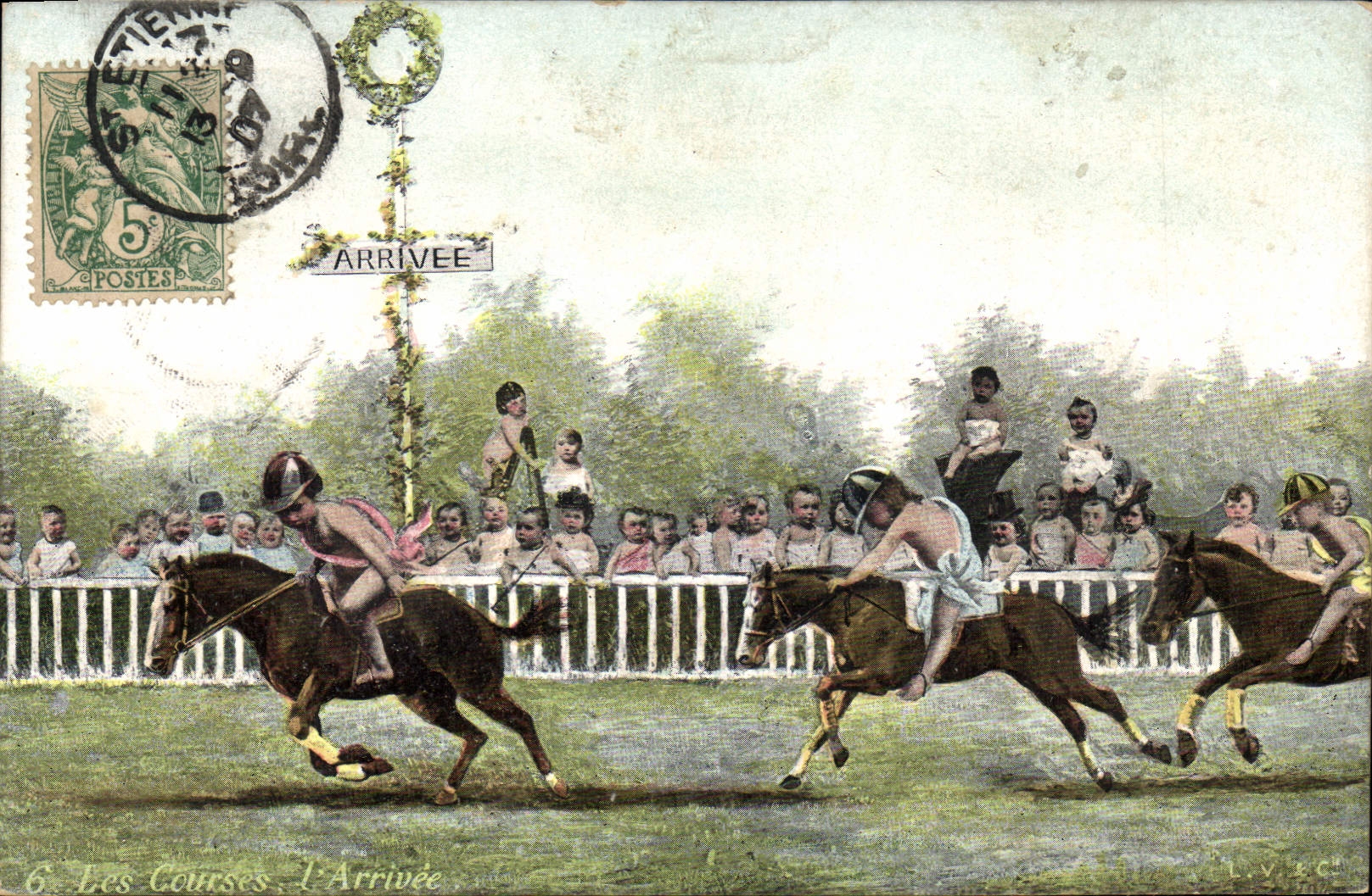 CPA Equitation Hippisme Cheval Enfants Bebes 