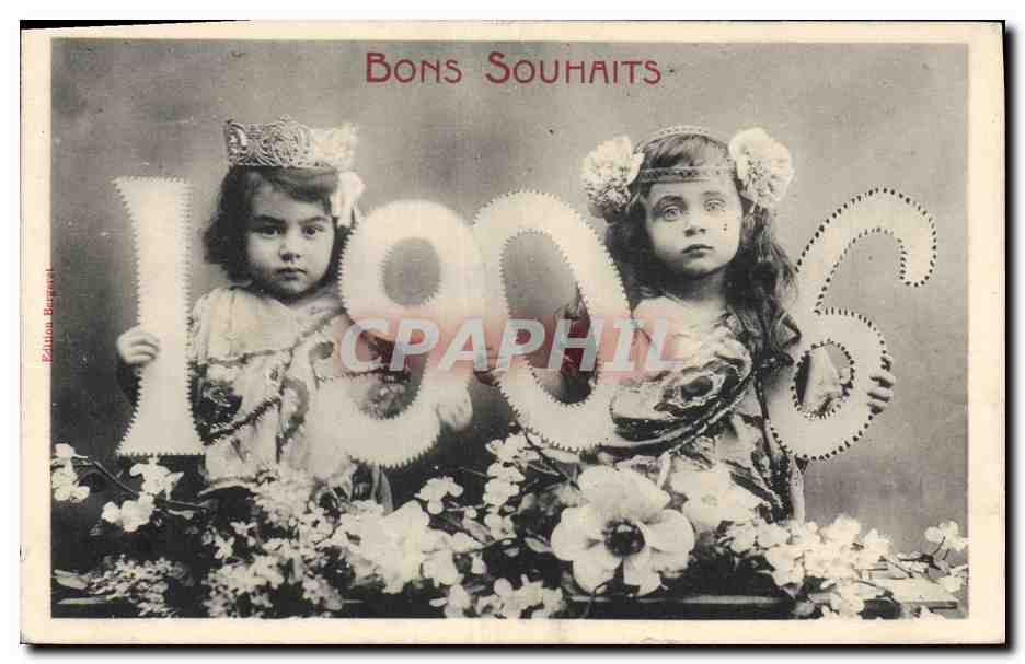 Deux enfants en costume — 1906 — Pâlum Barréant