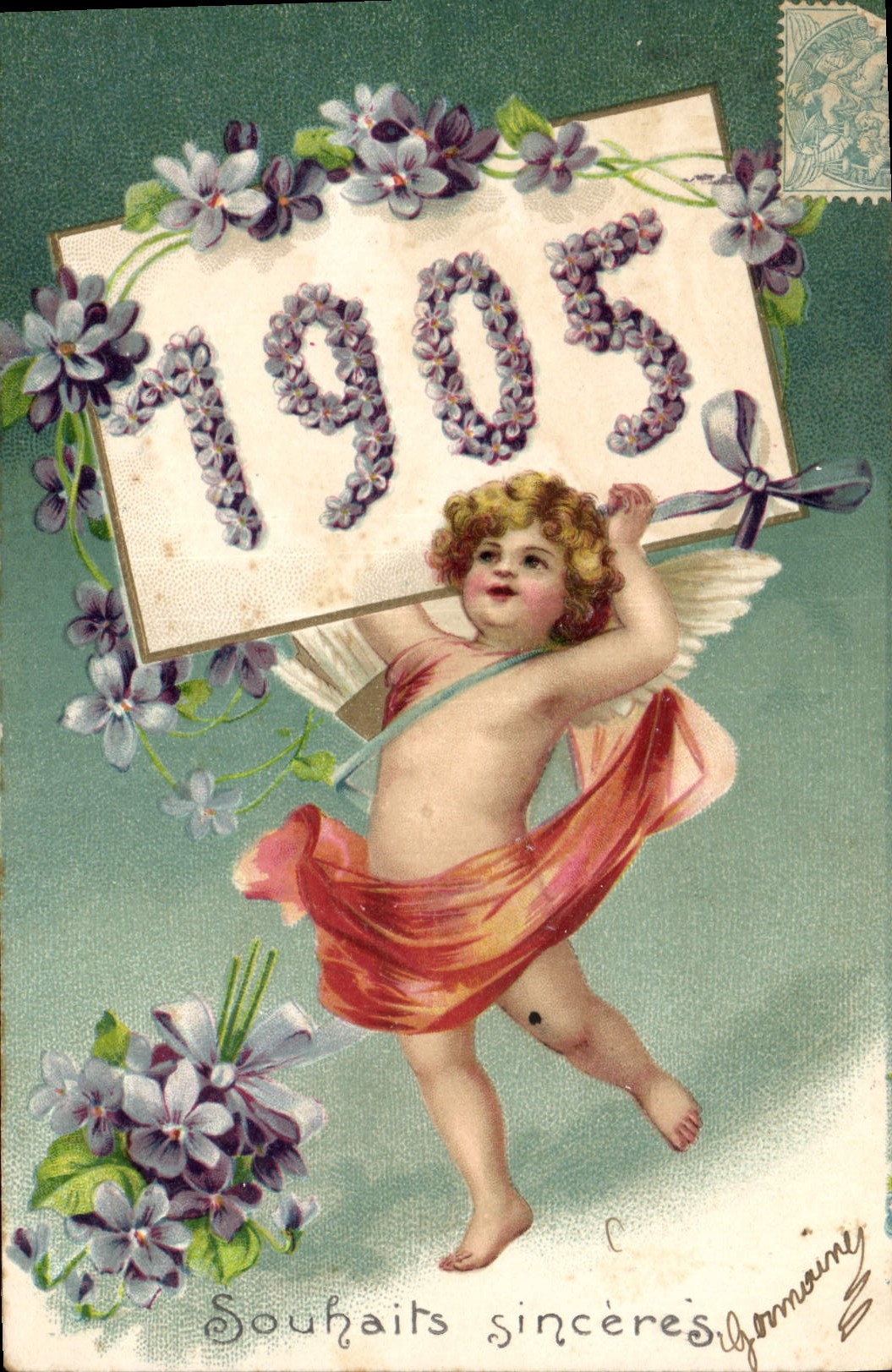 Cupidon — Année 1905 — Éditeur inconnu, n° de série non visible