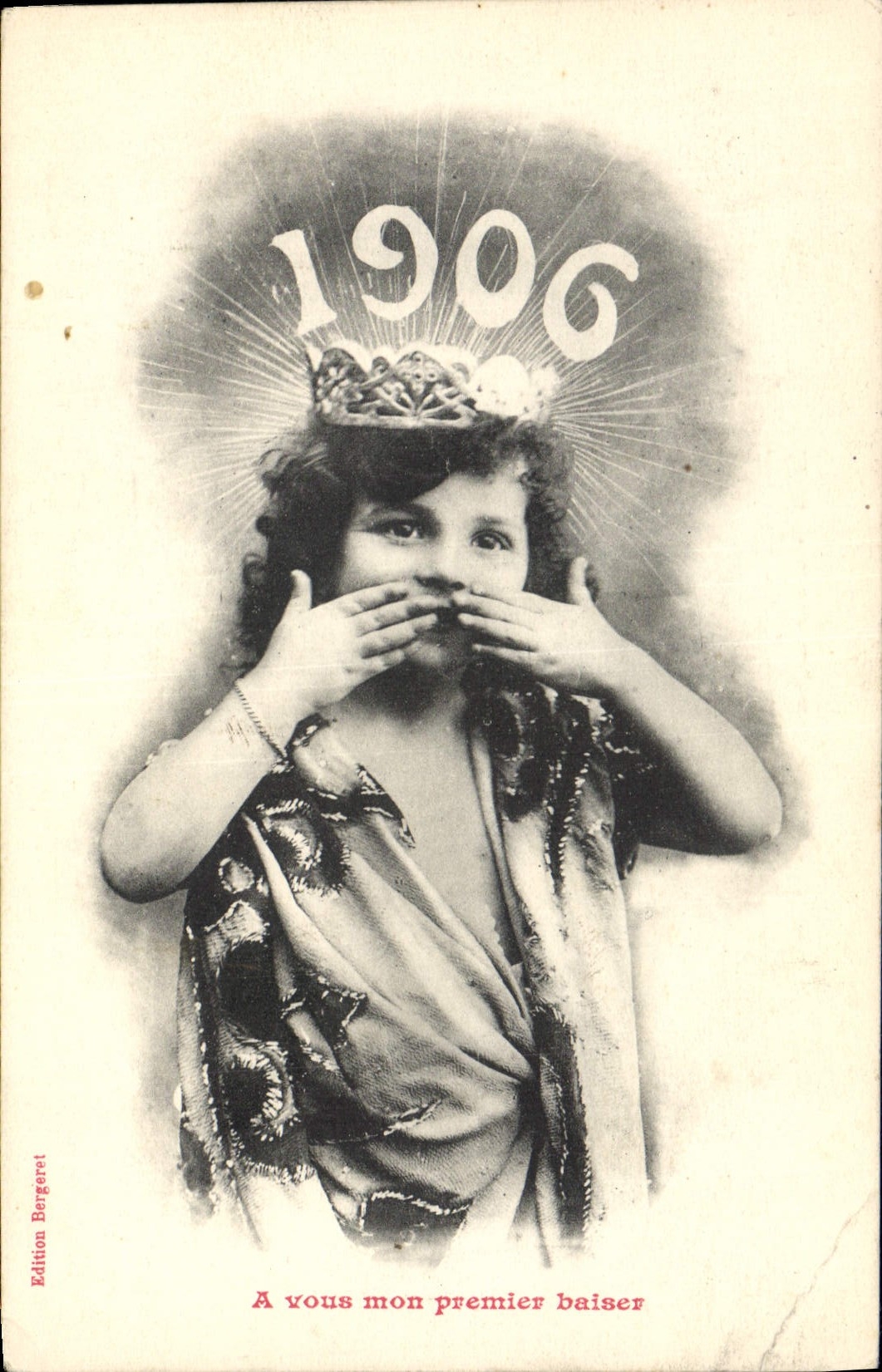 CPA Fantaisie Annee 1906 Enfant
