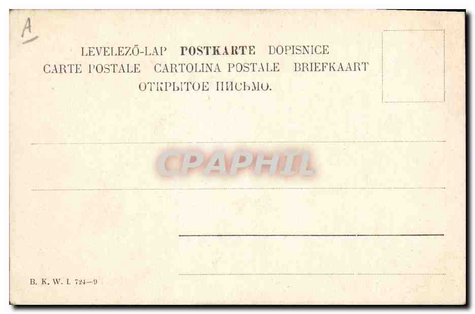 Paysage d'automne — Septembre — B. K. W. I. 724-9 — Reverso