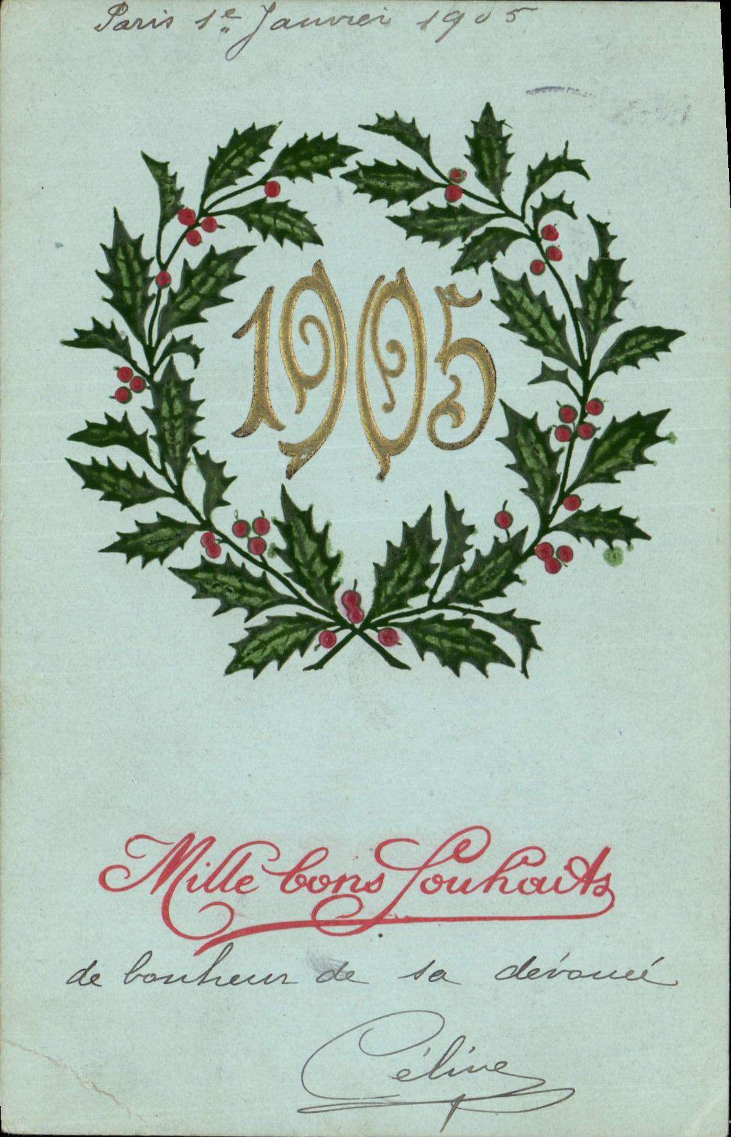 CPA Fantaisie Annee 1905