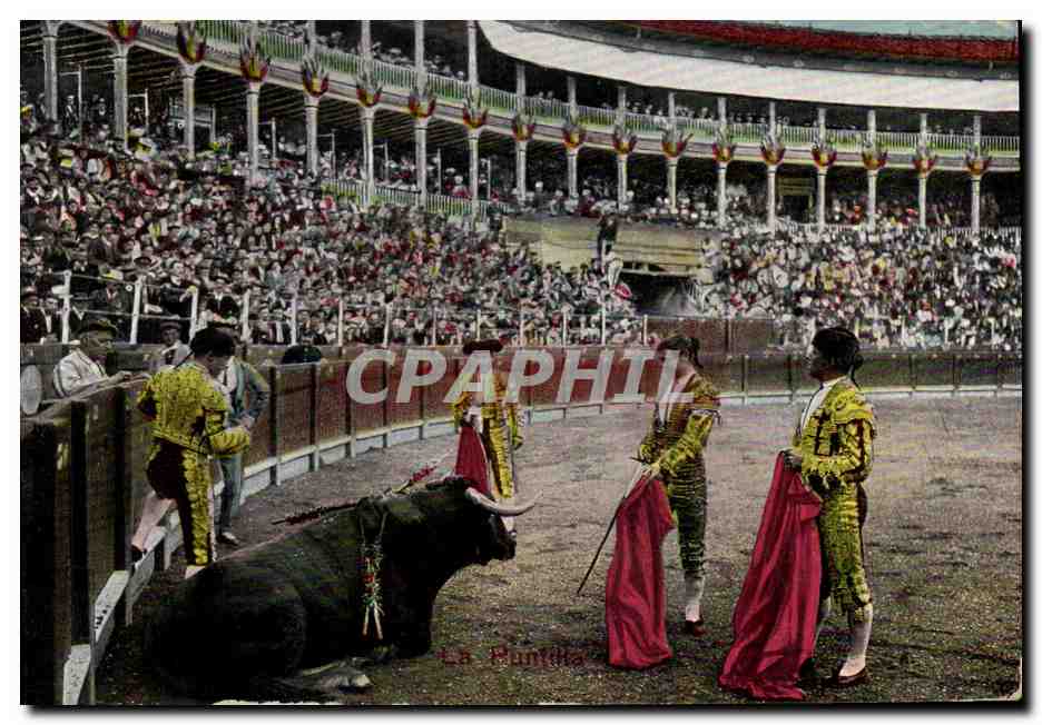CPA Corrida Course de Taureaux La puntilla 