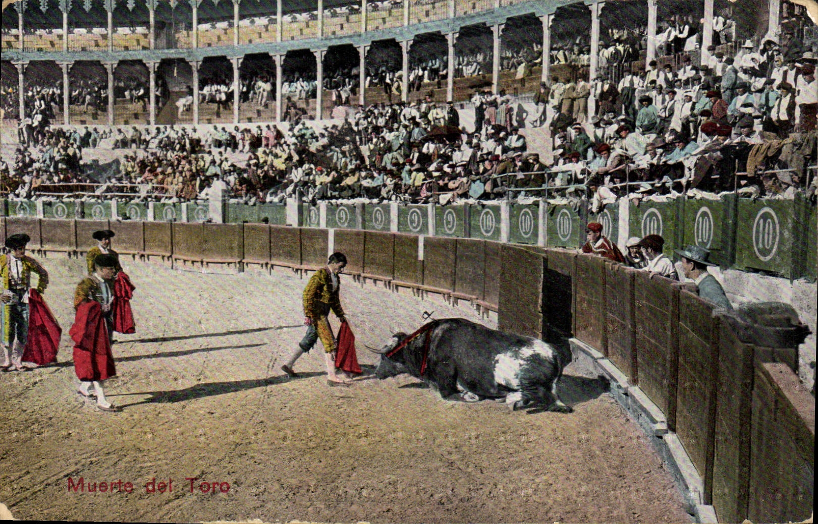CPA Corrida Course de Taureaux Muerte del toro 