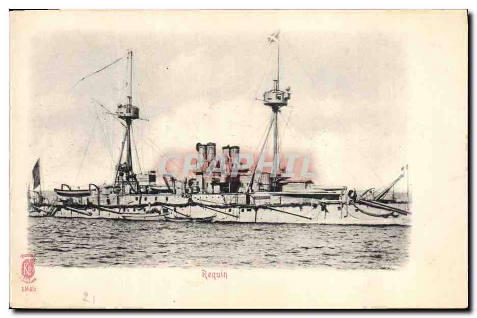 CPA Bateau de Guerre Requin
