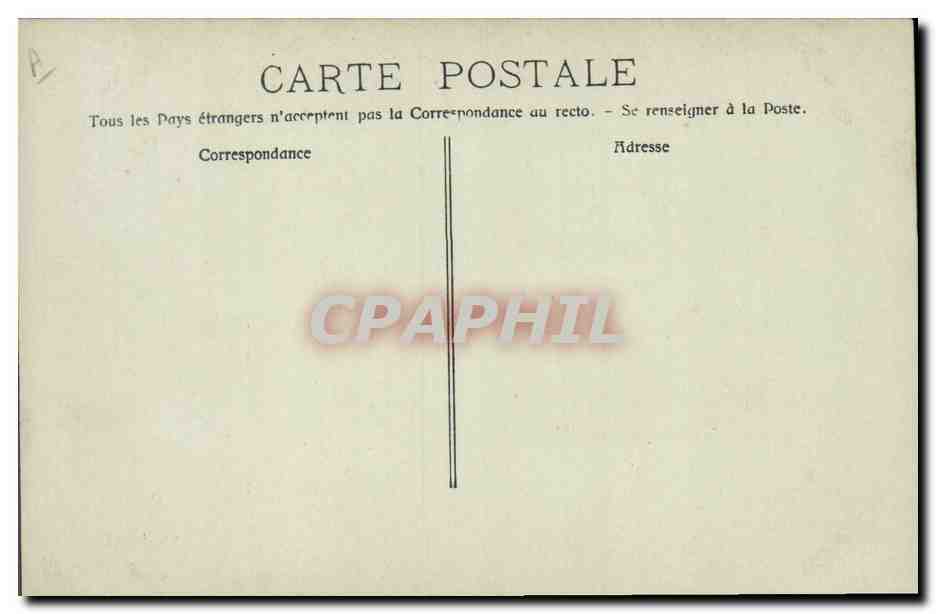 CPA Bateau de Guerre Le St Louis Cuirasse — Verso