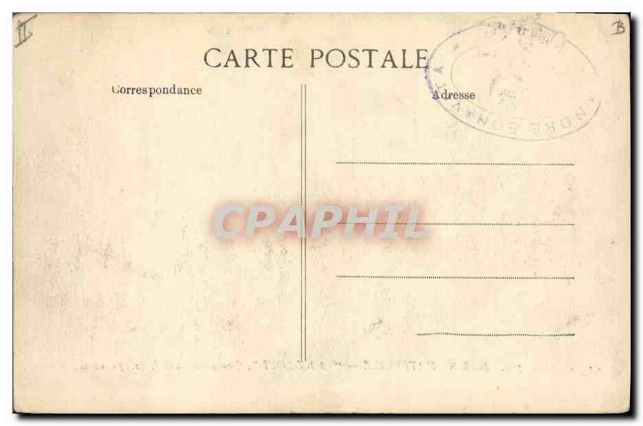 Marine Nationale — "Saint-Louis" — Cuirassé d'Escadre, 11.750 tonnées — E.D. n°707 — Verso