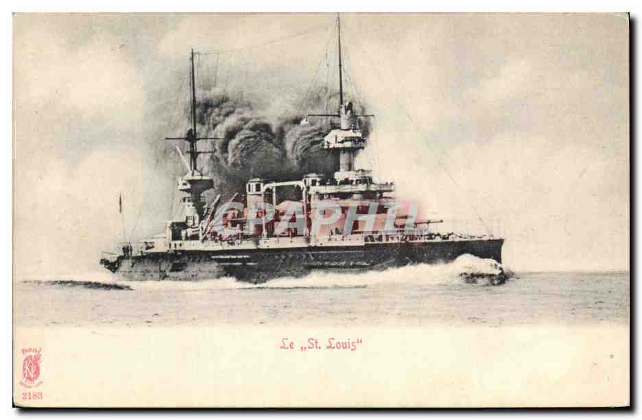 Le „St. Louis“ — croiseur de la Marine française — éditeur Paris, n° 3183