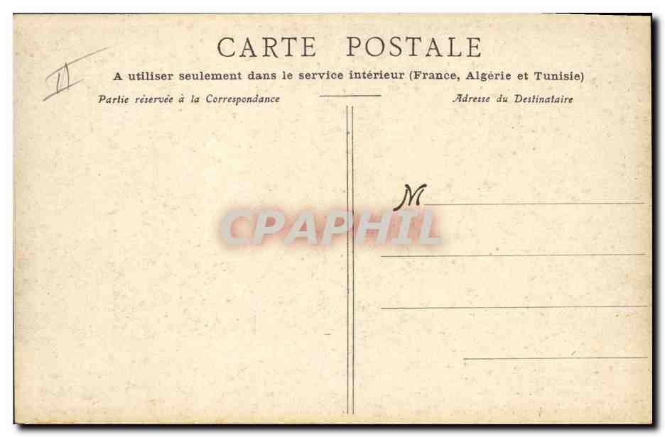 CPA Bateau de Guerre Saint Louis Cuirasse a tourelles — Verso